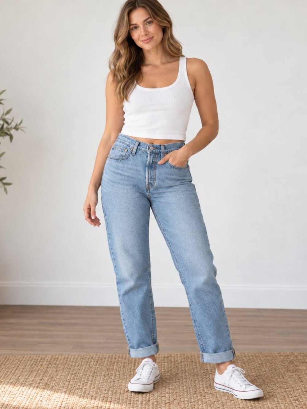NWT Levi's 501 Original Jeans Womens 30x32 High Rise Straight Leg Button Fly